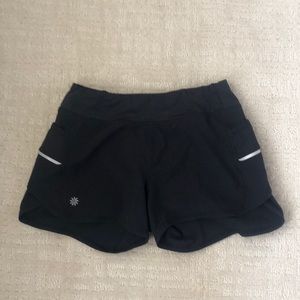 Black athleta girls shorts